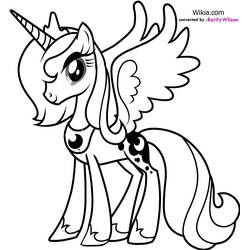 着色页: My Little Pony (卡通和动画节目) #42209 - 免费可打印着色页