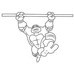 着色页: Ninja Turtle (卡通和动画节目) #183750 - 免费可打印着色页