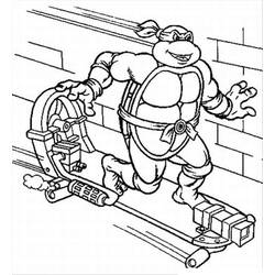 着色页: Ninja Turtle (卡通和动画节目) #183778 - 免费可打印着色页