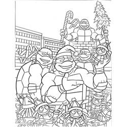 着色页: Ninja Turtle (卡通和动画节目) #183794 - 免费可打印着色页