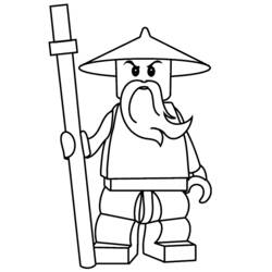 着色页: Ninjago (卡通和动画节目) #24163 - 免费可打印着色页