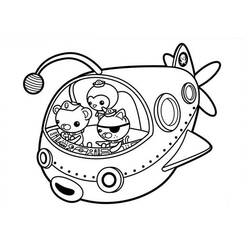 着色页: Octonauts (卡通和动画节目) #40602 - 免费可打印着色页