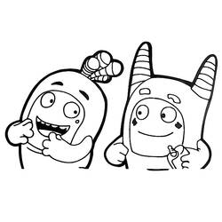 着色页: Oddbods (卡通和动画节目) #186496 - 免费可打印着色页