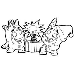 着色页: Oddbods (卡通和动画节目) #186497 - 免费可打印着色页