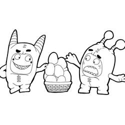 着色页: Oddbods (卡通和动画节目) #186499 - 免费可打印着色页
