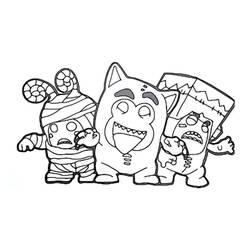着色页: Oddbods (卡通和动画节目) #186504 - 免费可打印着色页
