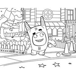 着色页: Oddbods (卡通和动画节目) #186506 - 免费可打印着色页
