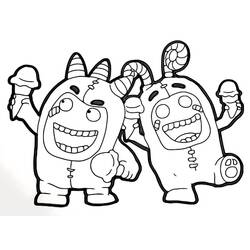 着色页: Oddbods (卡通和动画节目) #186510 - 免费可打印着色页