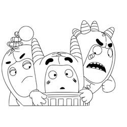 着色页: Oddbods (卡通和动画节目) #186511 - 免费可打印着色页