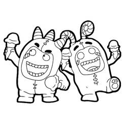 着色页: Oddbods (卡通和动画节目) #186518 - 免费可打印着色页