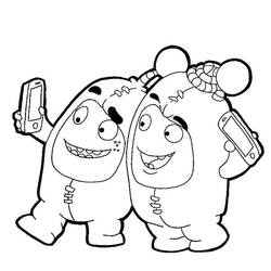 着色页: Oddbods (卡通和动画节目) #186523 - 免费可打印着色页