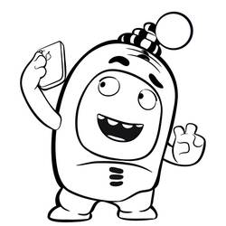 着色页: Oddbods (卡通和动画节目) #186524 - 免费可打印着色页