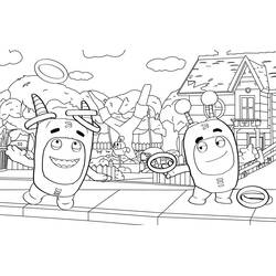 着色页: Oddbods (卡通和动画节目) #186525 - 免费可打印着色页