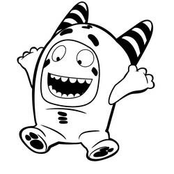着色页: Oddbods (卡通和动画节目) #186526 - 免费可打印着色页
