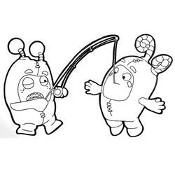 着色页: Oddbods (卡通和动画节目) #186527 - 免费可打印着色页