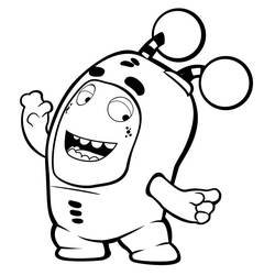 着色页: Oddbods (卡通和动画节目) #186528 - 免费可打印着色页