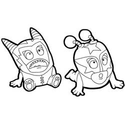 着色页: Oddbods (卡通和动画节目) #186533 - 免费可打印着色页