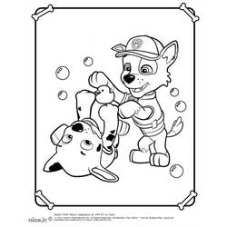着色页: Paw Patrol (卡通和动画节目) #44244 - 免费可打印着色页