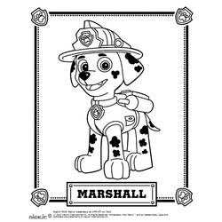 着色页: Paw Patrol (卡通和动画节目) #44253 - 免费可打印着色页