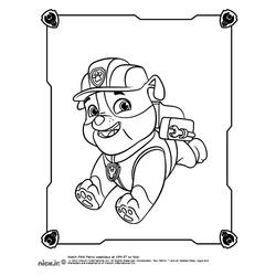 着色页: Paw Patrol (卡通和动画节目) #44261 - 免费可打印着色页