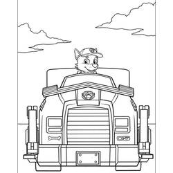 着色页: Paw Patrol (卡通和动画节目) #44341 - 免费可打印着色页