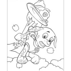 着色页: Paw Patrol (卡通和动画节目) #44345 - 免费可打印着色页