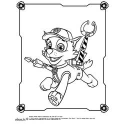 着色页: Paw Patrol (卡通和动画节目) #44347 - 免费可打印着色页