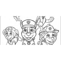 着色页: Paw Patrol (卡通和动画节目) #44393 - 免费可打印着色页