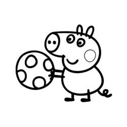 着色页: Peppa Pig (卡通和动画节目) #43949 - 免费可打印着色页