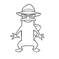 着色页: Phineas和Ferb (卡通和动画节目) #207740 - 免费可打印着色页