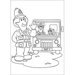 着色页: Postman Pat (卡通和动画节目) #49487 - 免费可打印着色页