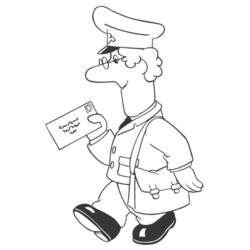 着色页: Postman Pat (卡通和动画节目) #49499 - 免费可打印着色页