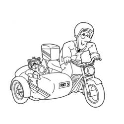 着色页: Postman Pat (卡通和动画节目) #49505 - 免费可打印着色页
