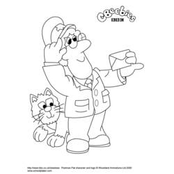 着色页: Postman Pat (卡通和动画节目) #49508 - 免费可打印着色页