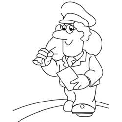 着色页: Postman Pat (卡通和动画节目) #49528 - 免费可打印着色页