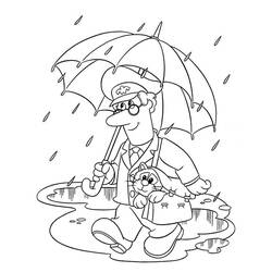着色页: Postman Pat (卡通和动画节目) #49550 - 免费可打印着色页
