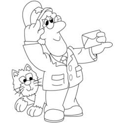 着色页: Postman Pat (卡通和动画节目) #49566 - 免费可打印着色页