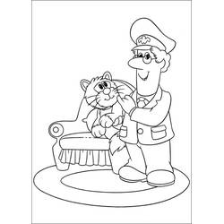 着色页: Postman Pat (卡通和动画节目) #49571 - 免费可打印着色页