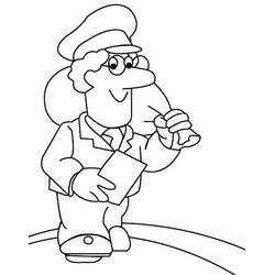 着色页: Postman Pat (卡通和动画节目) #49589 - 免费可打印着色页