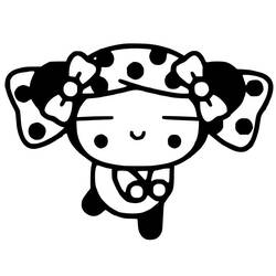 着色页: Pucca (卡通和动画节目) #186596 - 免费可打印着色页
