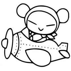 着色页: Pucca (卡通和动画节目) #186597 - 免费可打印着色页