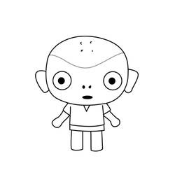 着色页: Pucca (卡通和动画节目) #186610 - 免费可打印着色页