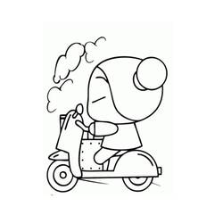 着色页: Pucca - 免费可打印着色页