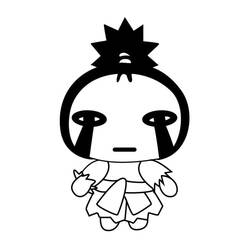 着色页: Pucca (卡通和动画节目) #186614 - 免费可打印着色页