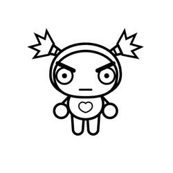 着色页: Pucca (卡通和动画节目) #186615 - 免费可打印着色页