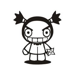 着色页: Pucca (卡通和动画节目) #186616 - 免费可打印着色页