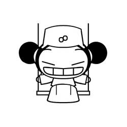 着色页: Pucca (卡通和动画节目) #186627 - 免费可打印着色页