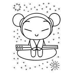 着色页: Pucca (卡通和动画节目) #186629 - 免费可打印着色页