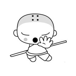 着色页: Pucca (卡通和动画节目) #186634 - 免费可打印着色页