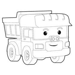 着色页: Robocar Poli (卡通和动画节目) #185705 - 免费可打印着色页